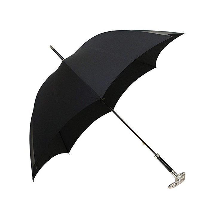 メンズ「FOX UMBRELLAS メンズ 高級長傘 アニマルヘッド GT29 NICKEL FINISH HANDLE 」