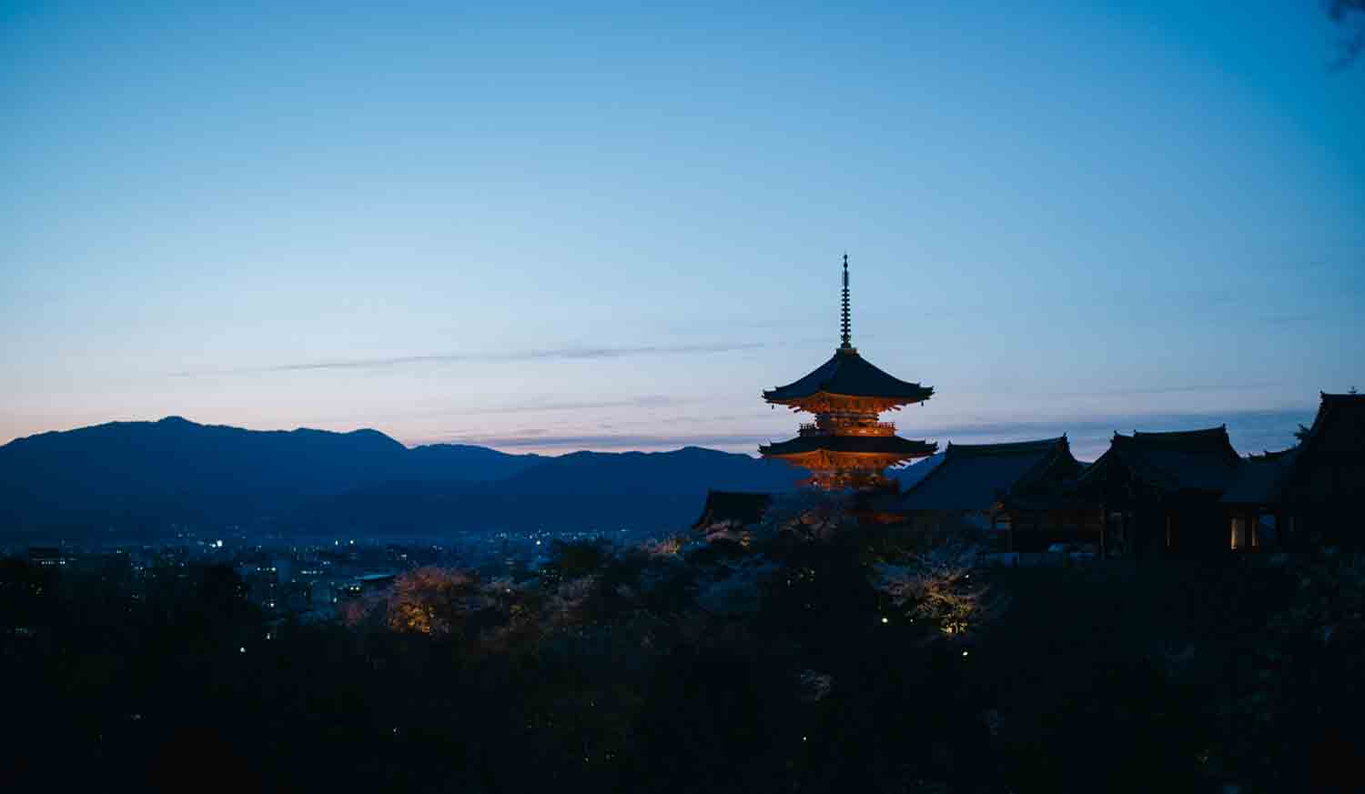 夜の清水寺を楽しむチャンスをお見逃しなく! Photo:KAZUYA SUDO