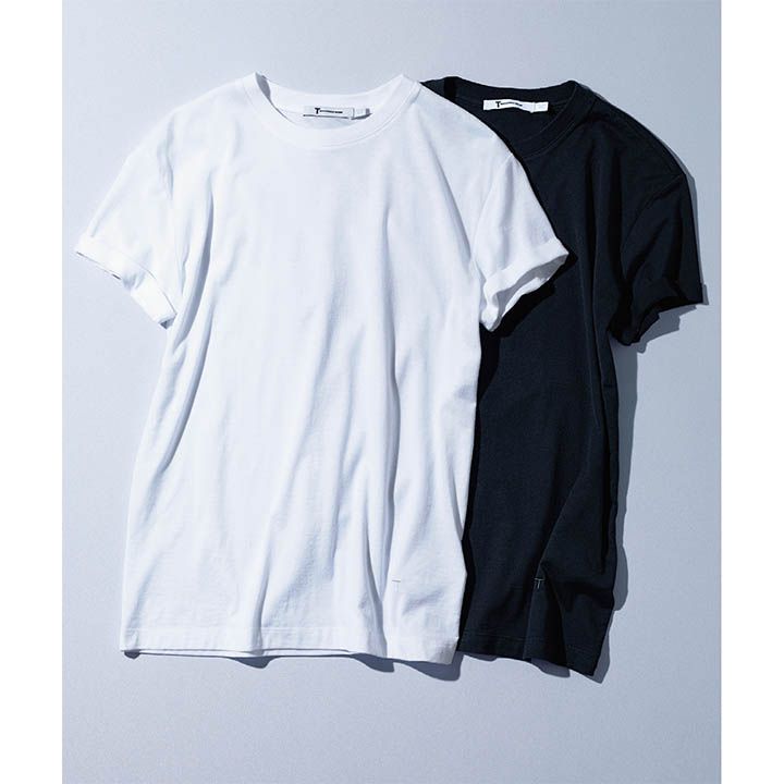 【5】ティー バイ アレキサンダー ワンの白Tシャツ