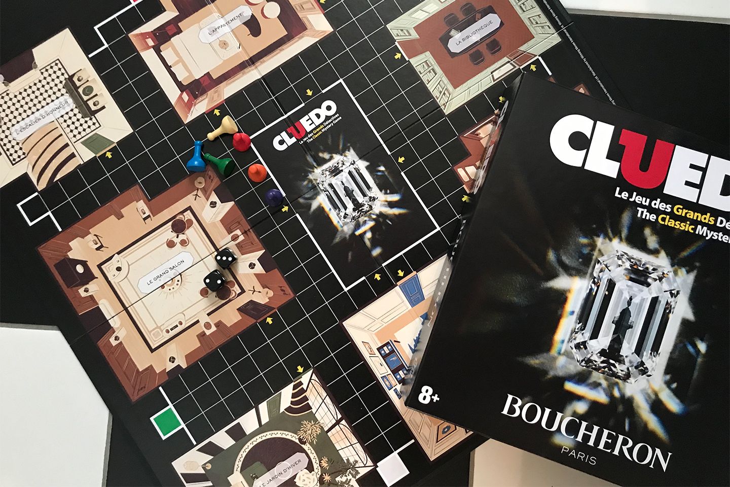 招待客にプレゼントされたボードゲーム「Cluedo」