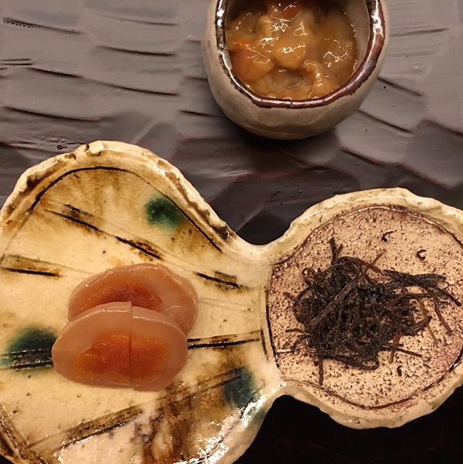 神楽坂に2017年4月にオープンした割烹、蒼穹(そうきゅう)の料理