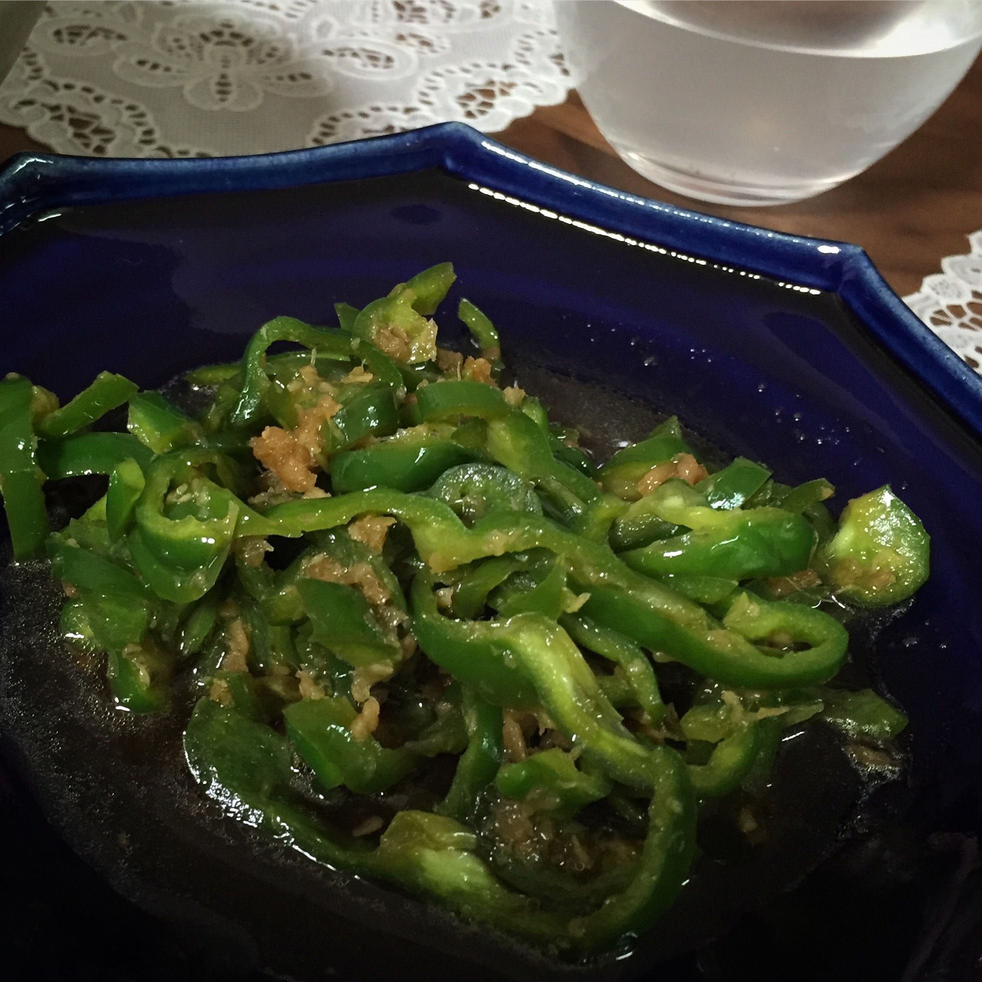 ピーマンの中華炒め