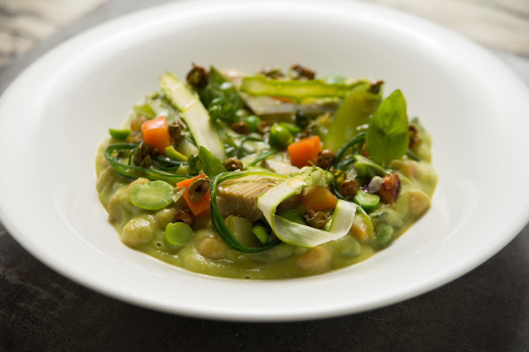 豆と野菜のズッパ