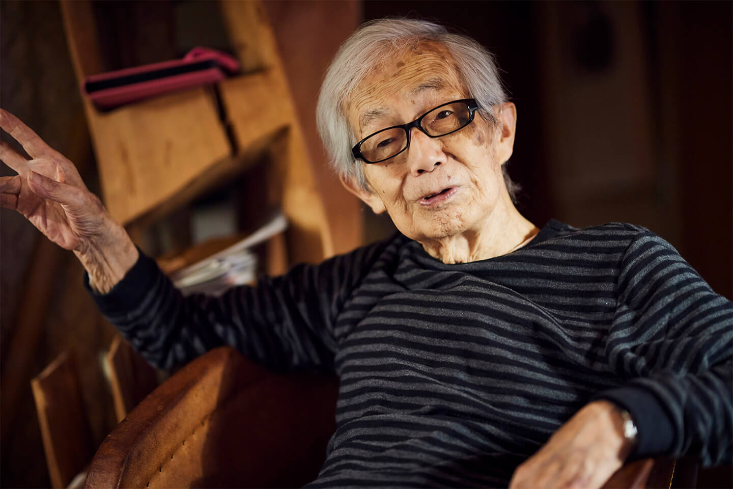 染色家の柚木沙弥郎氏