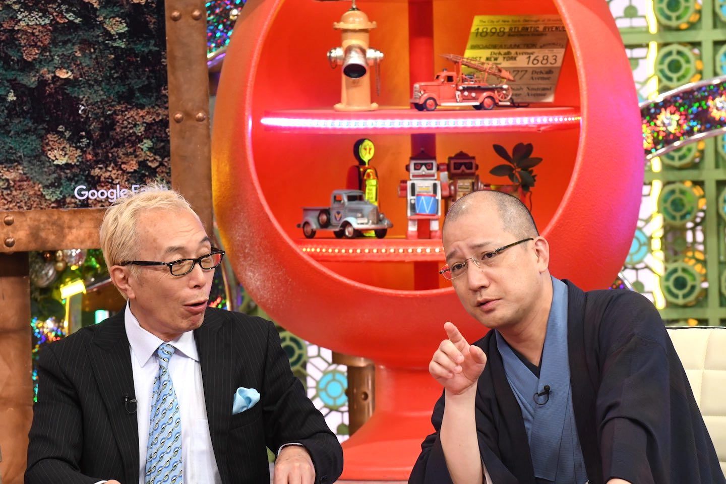 所ジョージさんと春風亭一之輔さん ©ABCテレビ