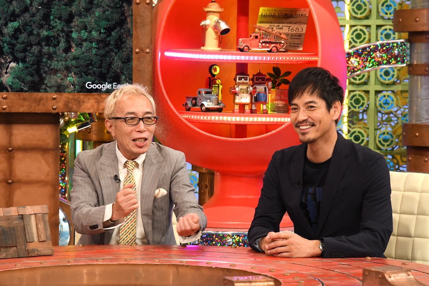 所ジョージさんと沢村一樹さん ©ABCテレビ