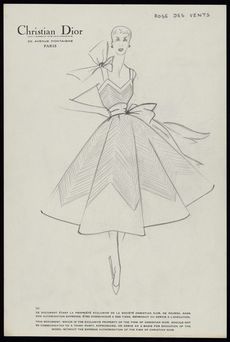 1950年にはローズデ ヴァンと名付けられたドレスも誕生しました