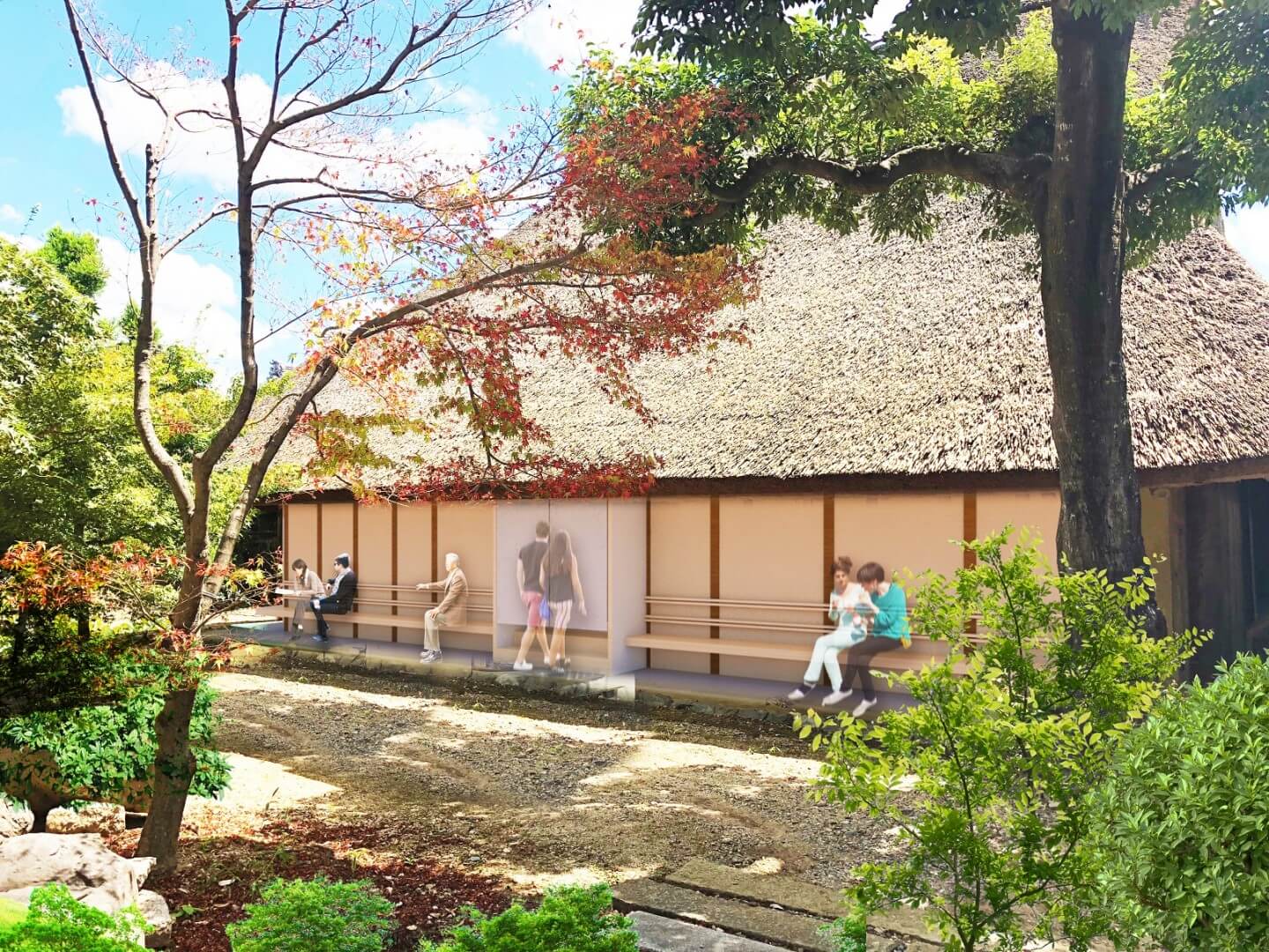 「パンとエスプレッソと嵐山庭園」外観イメージ写真