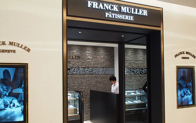 GINZA SIXのフランク ミュラー ジュネーブに併設されたパティスリー