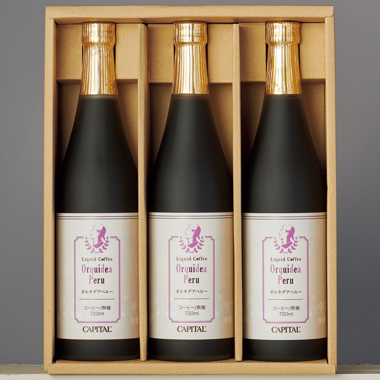キャピタルの 高橋克彦 Café Orquidea アイスコーヒー【内訳:720ml×3】¥3,000 (税抜)