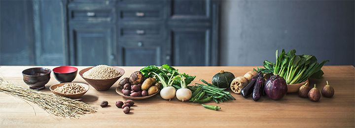 旬の食材や有機食材を使用した料理はすべて手作り
