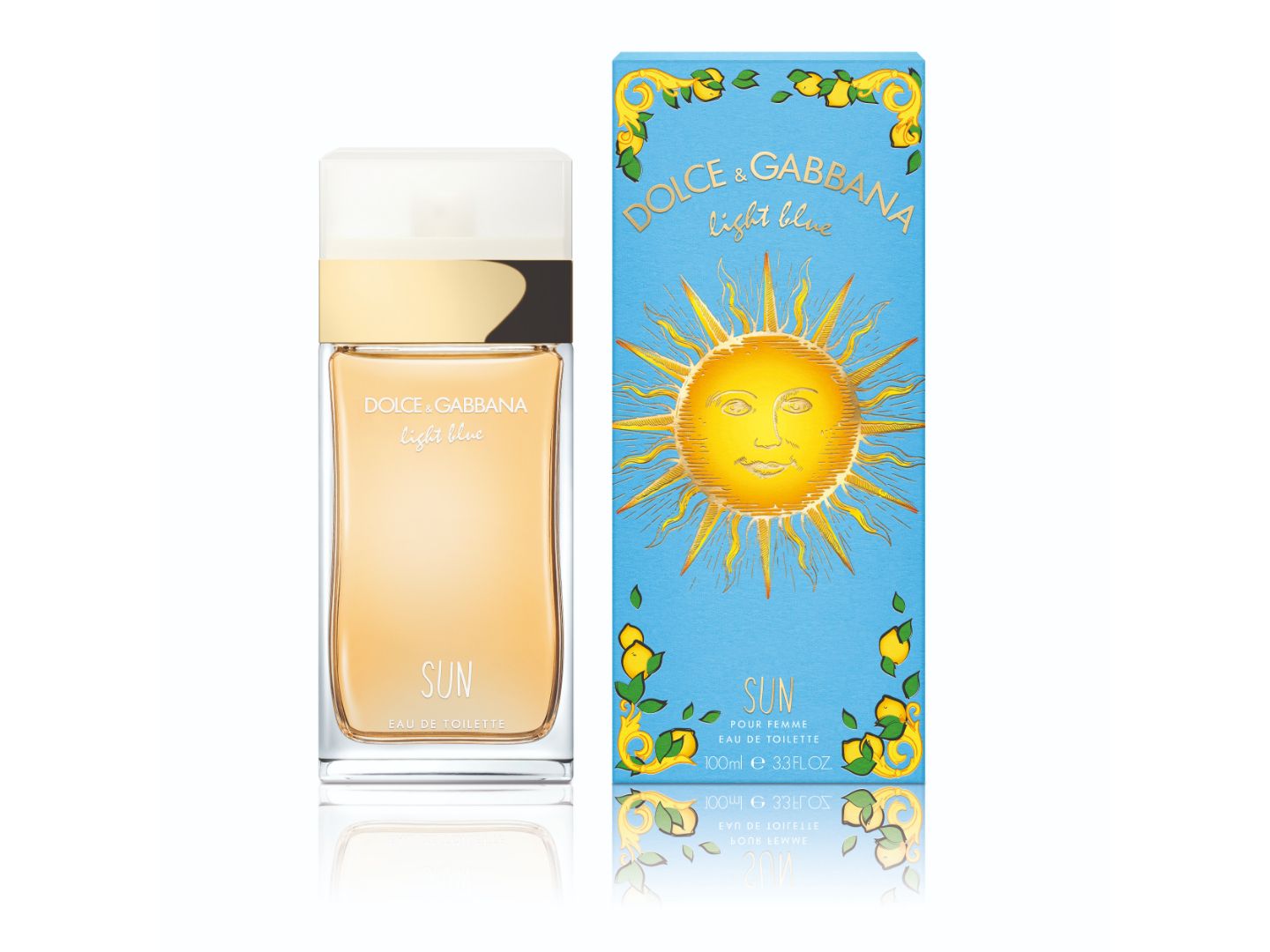 ドルチェ&ガッバーナ ライトブルー サン オードトワレ 50ml ¥9,800・100ml ¥13,100(2019年6月12日数量限定発売)