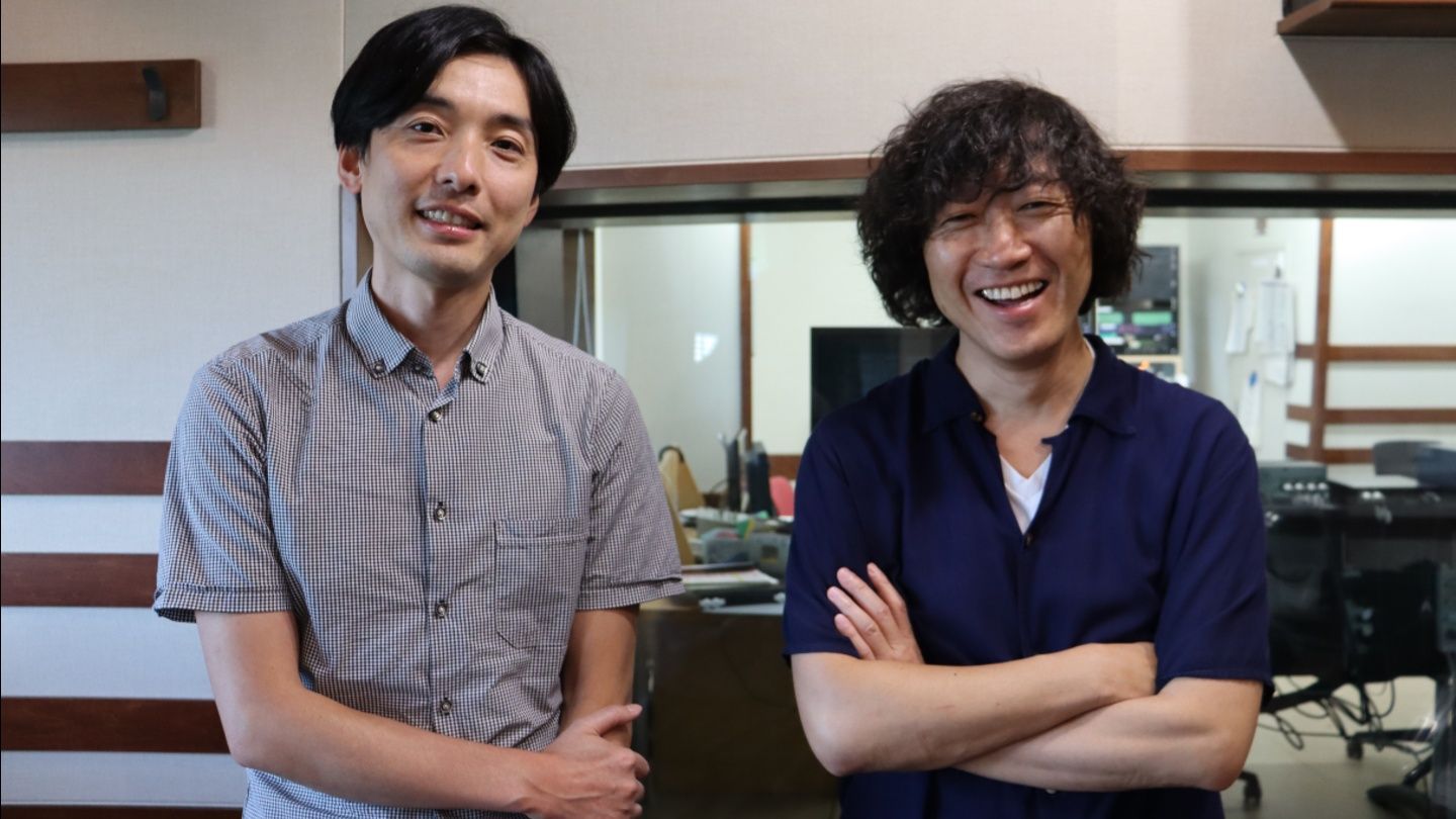 実際の『ホメラニアン』のスタジオで。