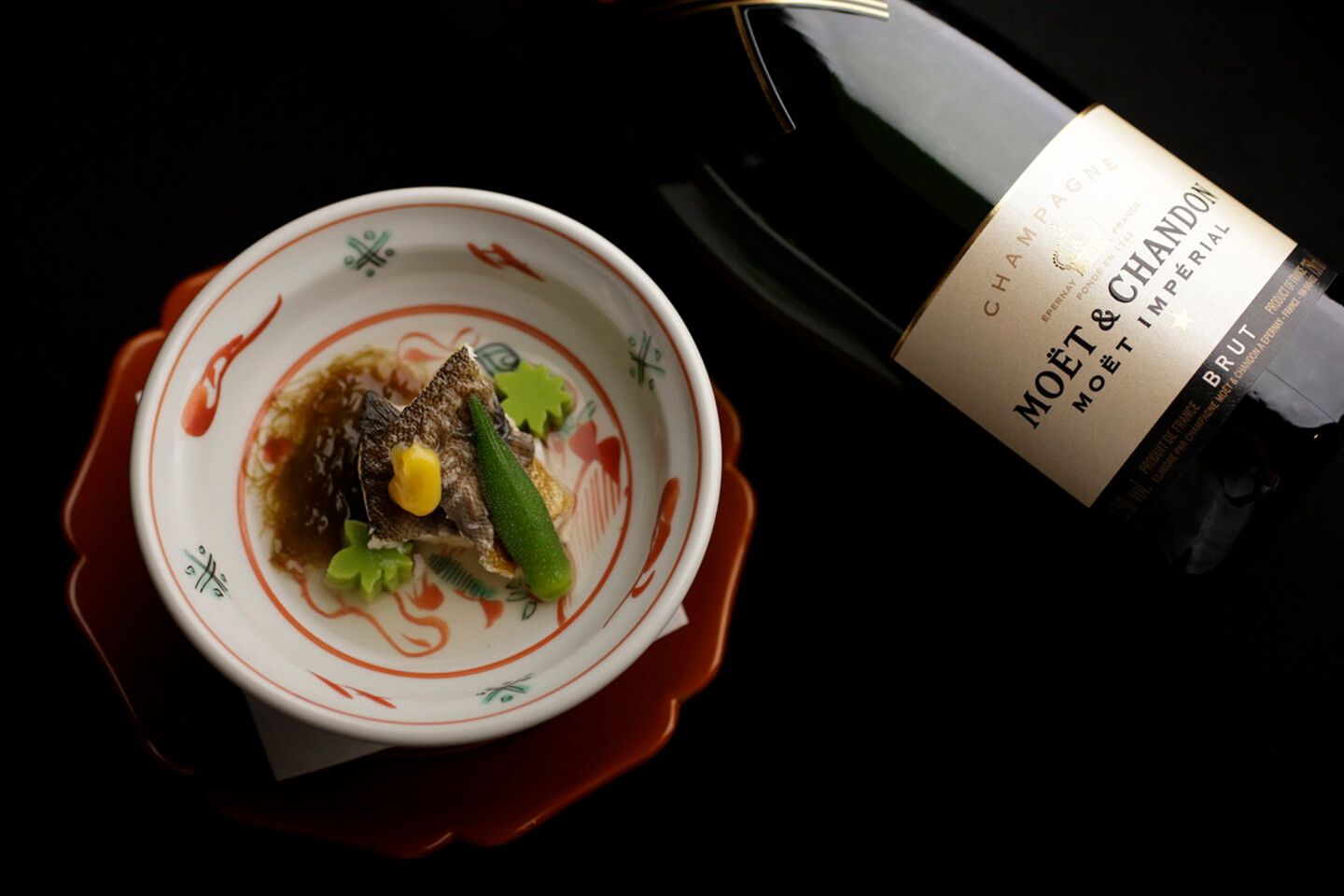 モエ・エ・シャンドンの「モエ アンぺリアル」と料理