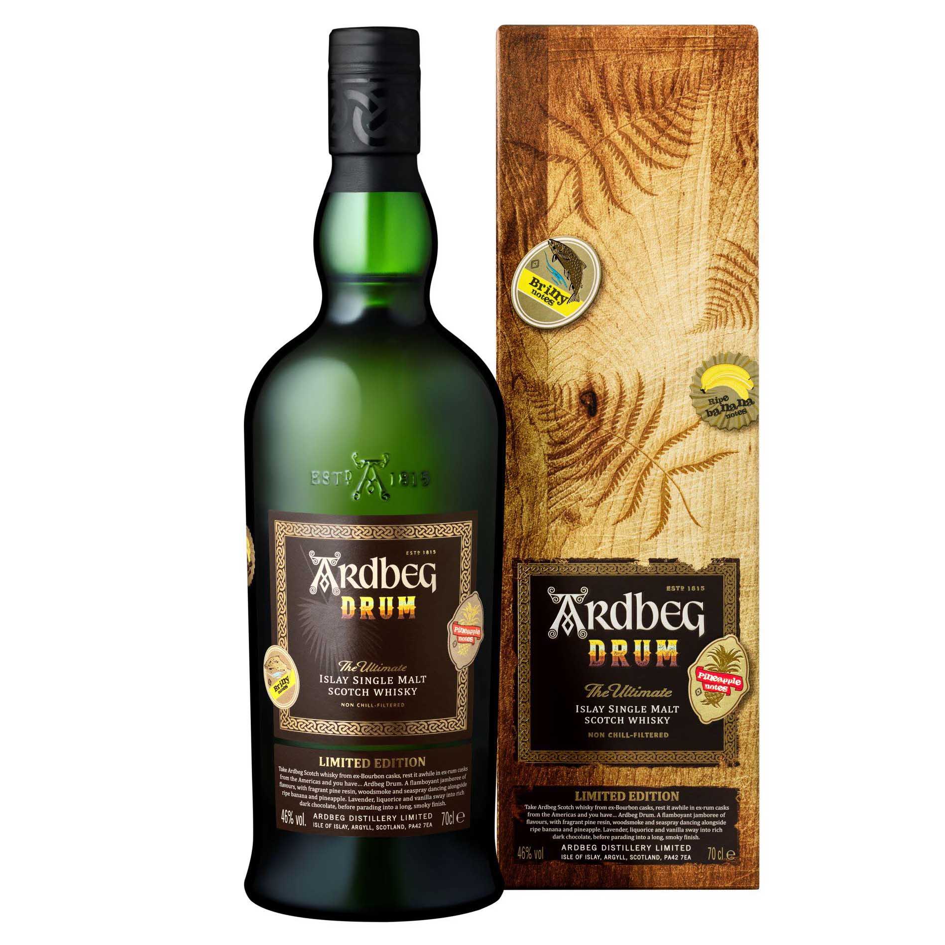 アードベッグ ドラム ●700ml アルコール度数:46度 ¥12,000(税抜)※6月1日発売