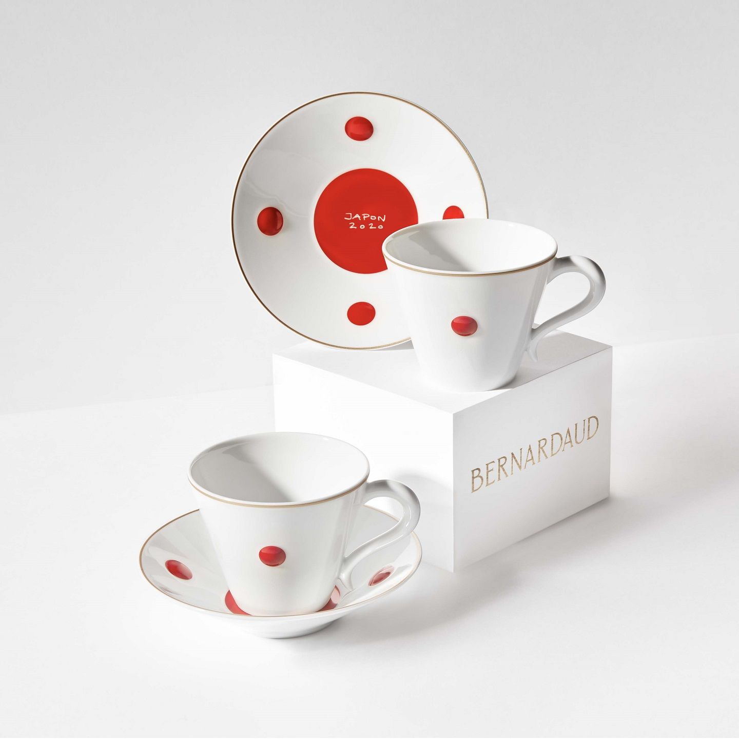 「BERNARDAUD(ベルナルド)」Ithaque Japon イタックジャポン カップ&ソーサー ペア \20,000
