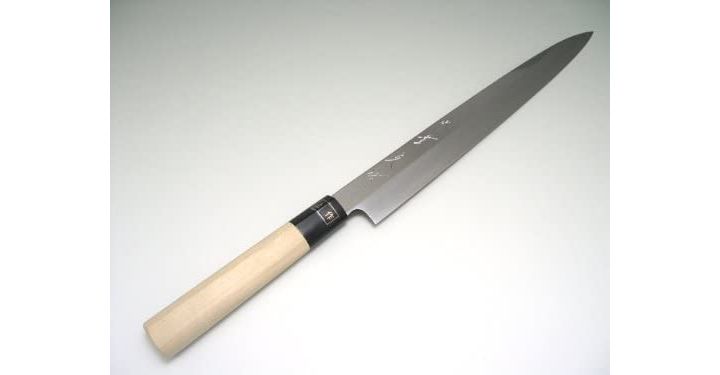 高級刺身包丁「刺身包丁 〔 柳刃包丁 〕 上作II 〔 安来鋼 白鋼2号 〕 210mm」(實光)