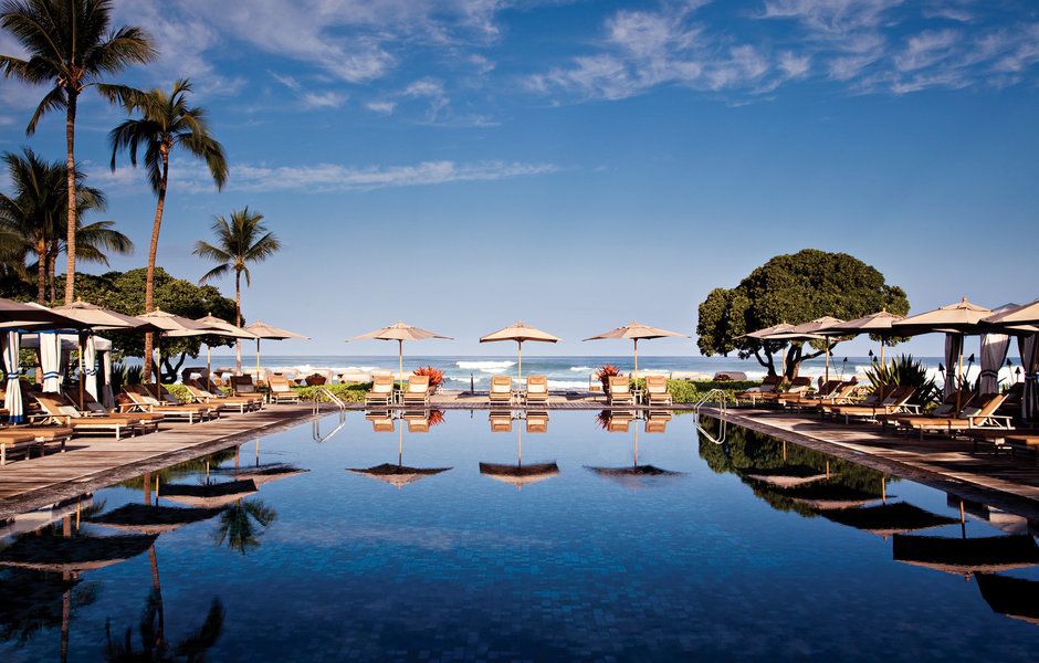 ロビー前の「Beach Tree Pool」