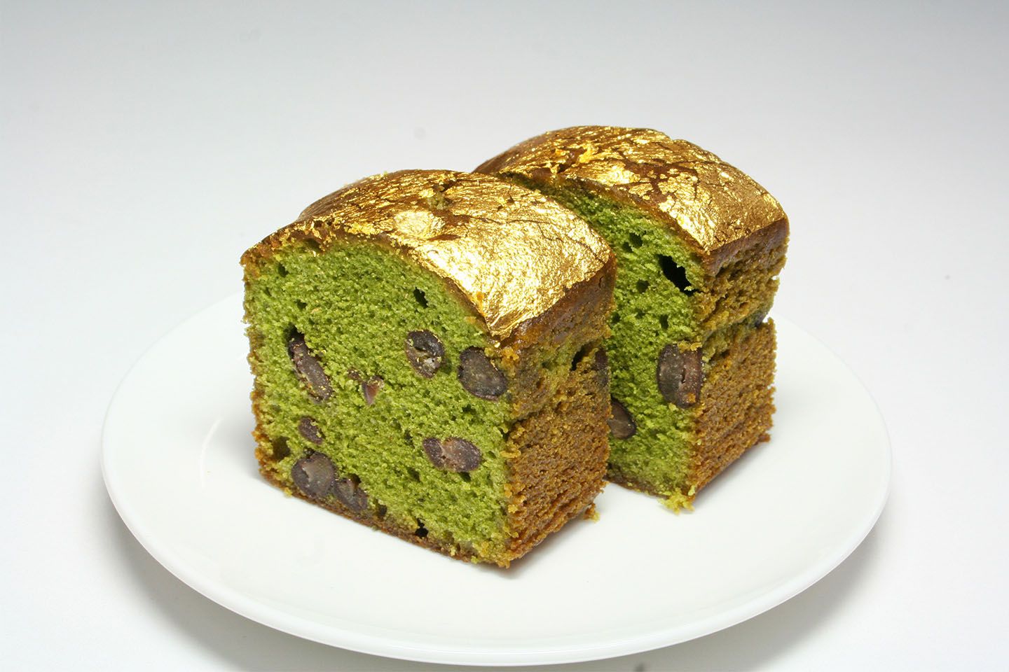 「大納言入り抹茶ケーキ 黄金の焼菓子」¥1,685(税込)
