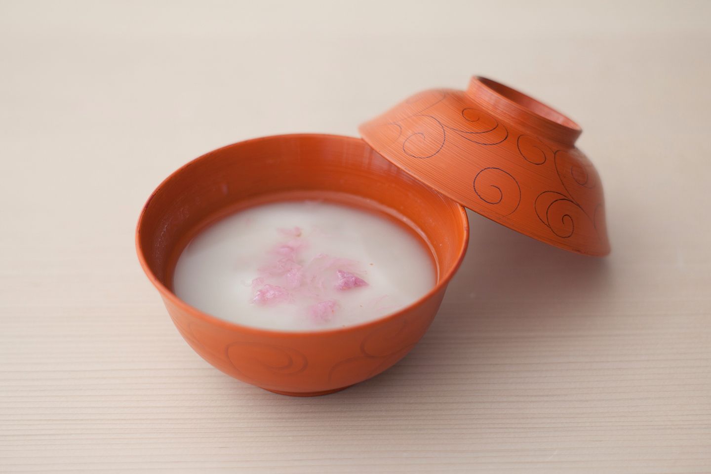 「さくら汁粉」¥1,388(税抜)※HIGASHIYA GINZA 茶房のみで、2019年2月19日(火)より提供