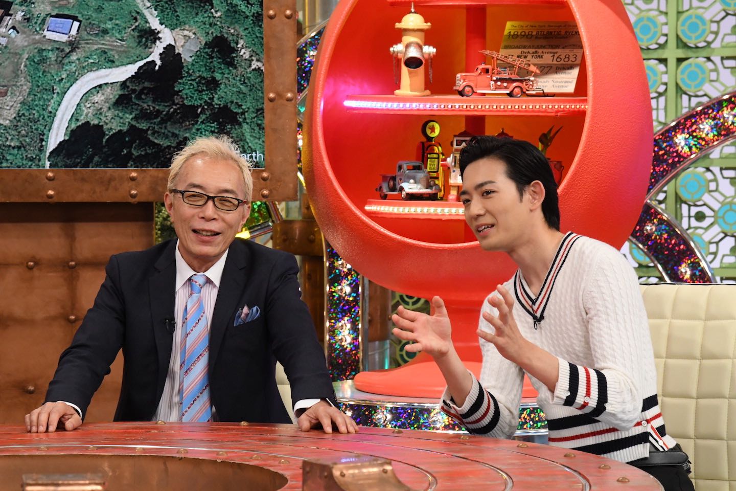 ©ABCテレビ 所ジョージさんと竜星涼さん