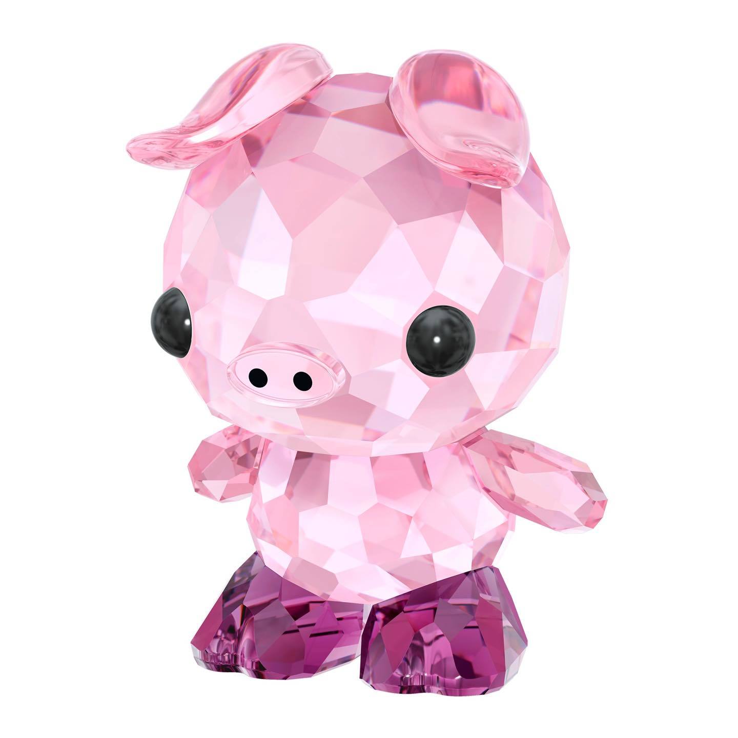 「DETERMINED PIG」 テンダーピンク、アメジスト、ジェットブラック