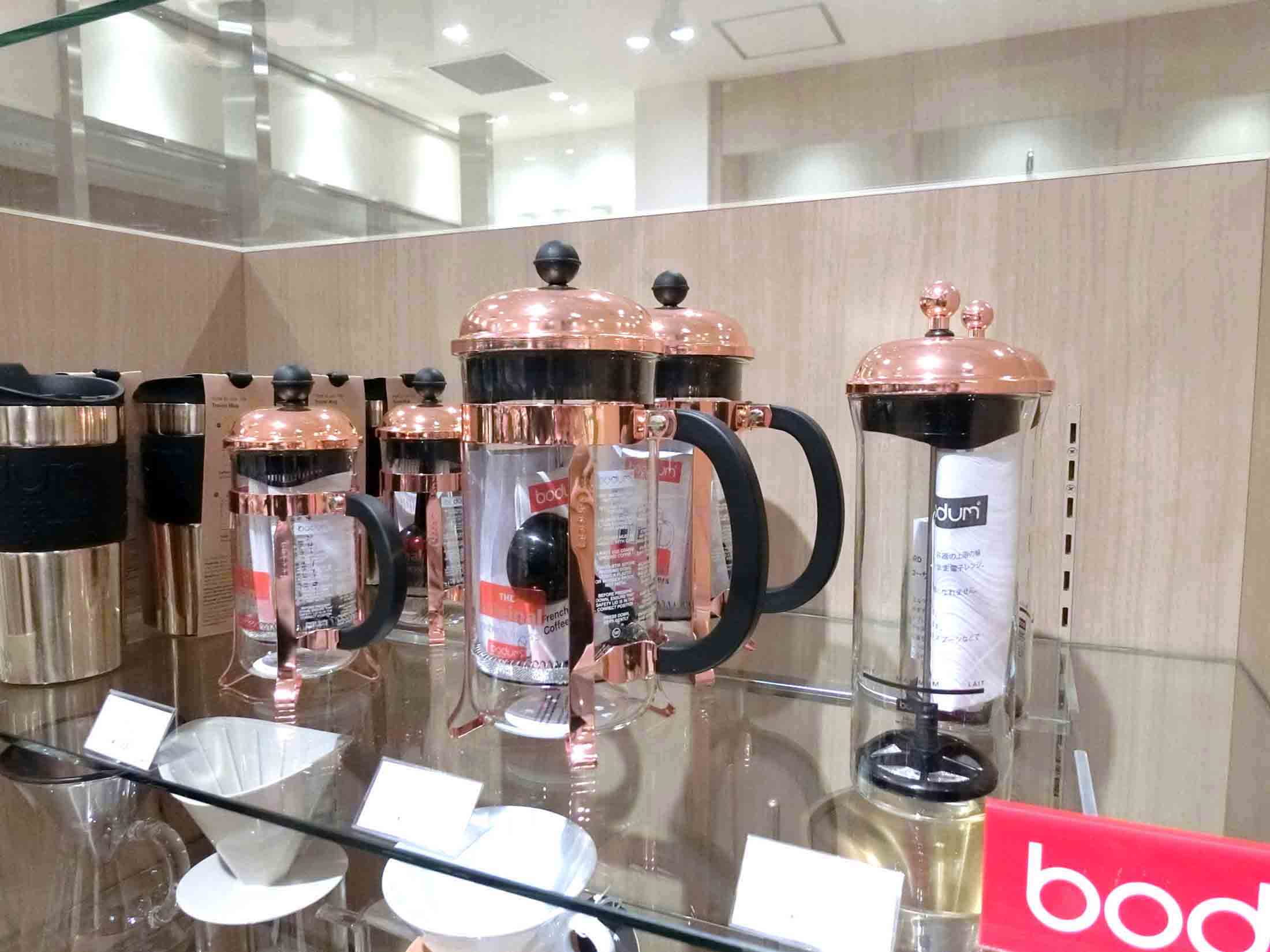 「ボダム」のフレンチプレスコーヒーメーカー