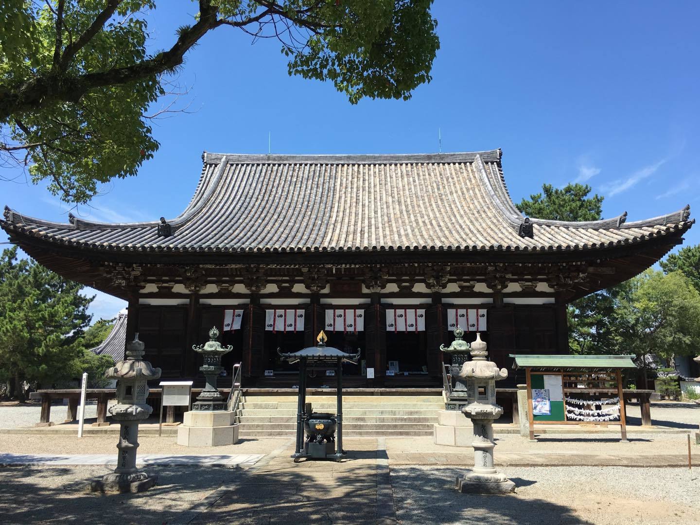 鶴林寺 本堂、1397年建立